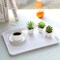 Set of 6 Mini Artificial Succulents in White Ceramic Pots – Lifelike Faux Small Potted Plants for Home, Office Desk, Shelf, Bathroom & Modern Room Decor
